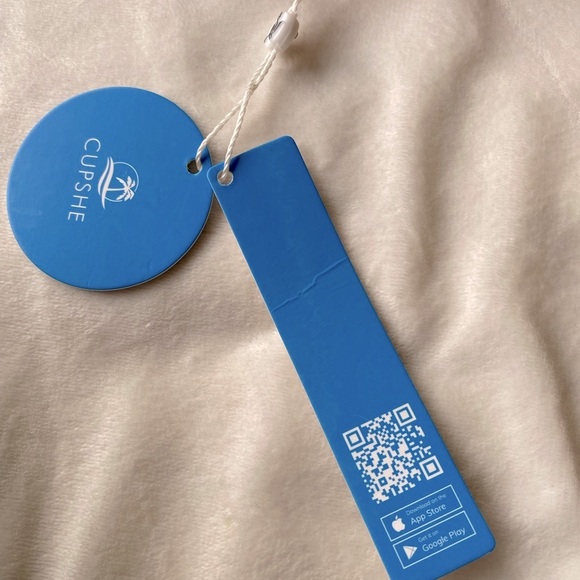 Cupshe Floral Bikini Top Pink Orange Teal Twist Front – Size Small NWT - Picture 7 of 12